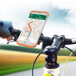 Suport Telefon si camera sport pentru Bicicleta VAVA,  Rotatie 360 Grade , prindere Magnetica si Curea Cauciuc
